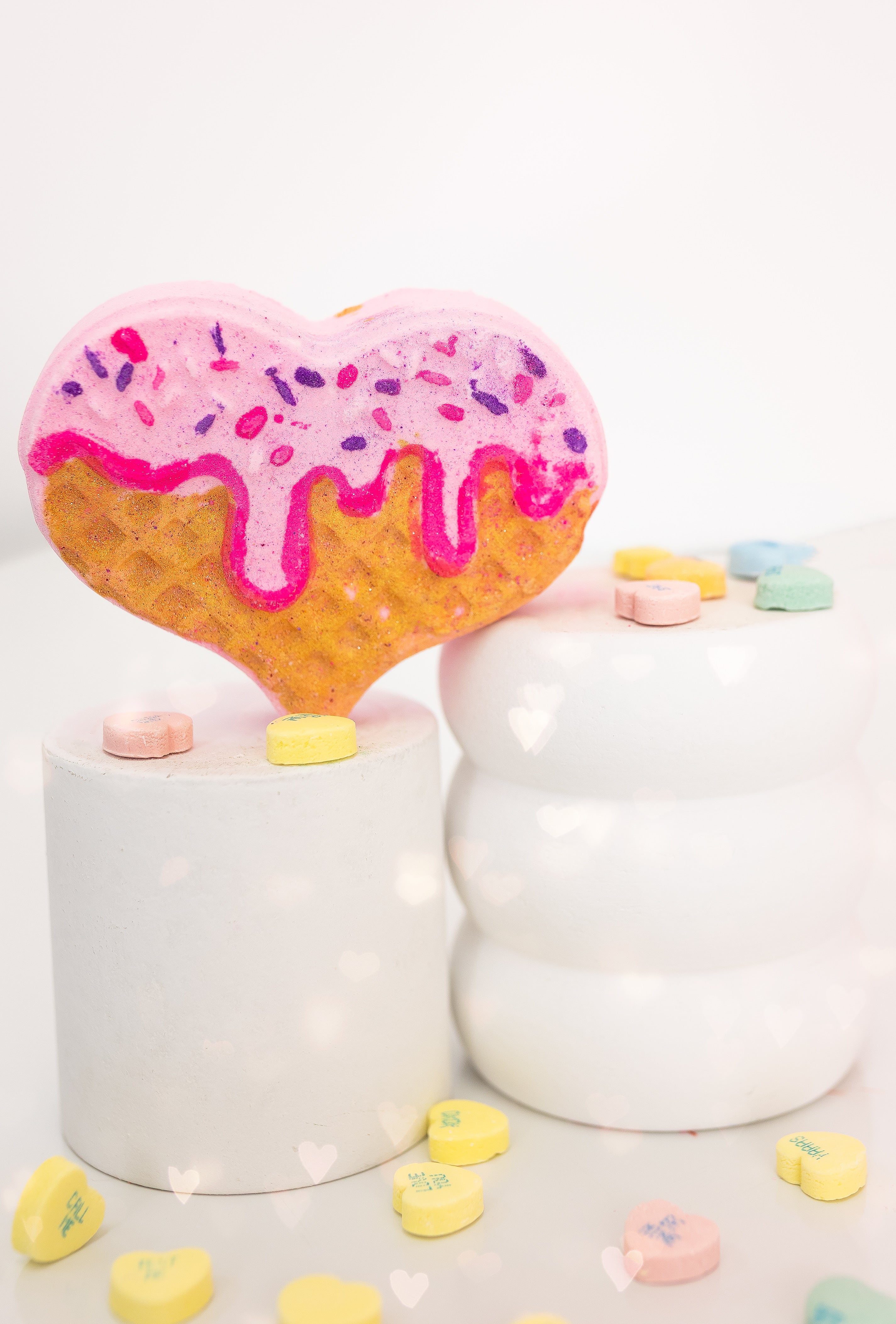 Sweetheart Sunday Bath Bomb (Hand-Painted Heart)