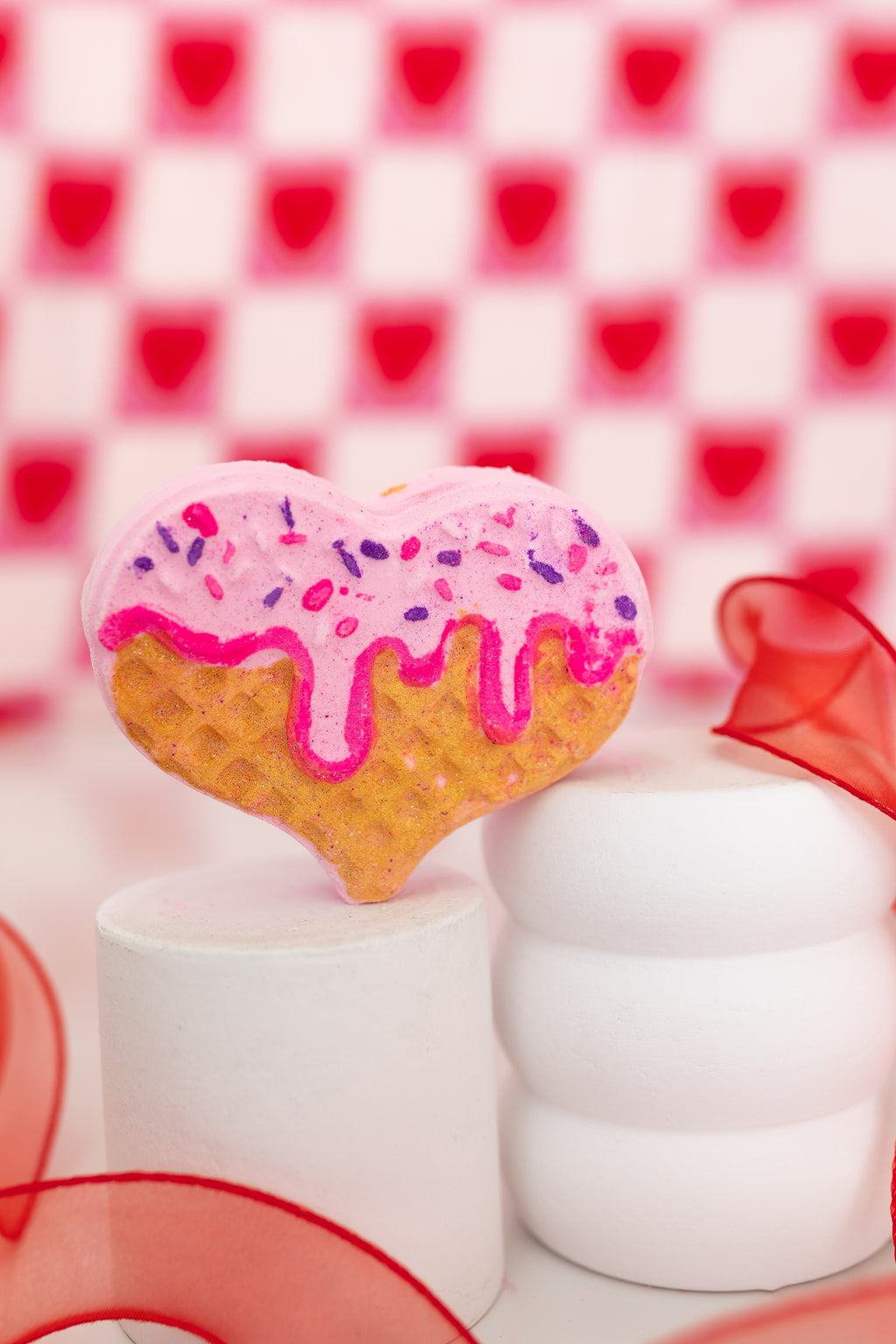 Sweetheart Sunday Bath Bomb (Hand-Painted Heart)
